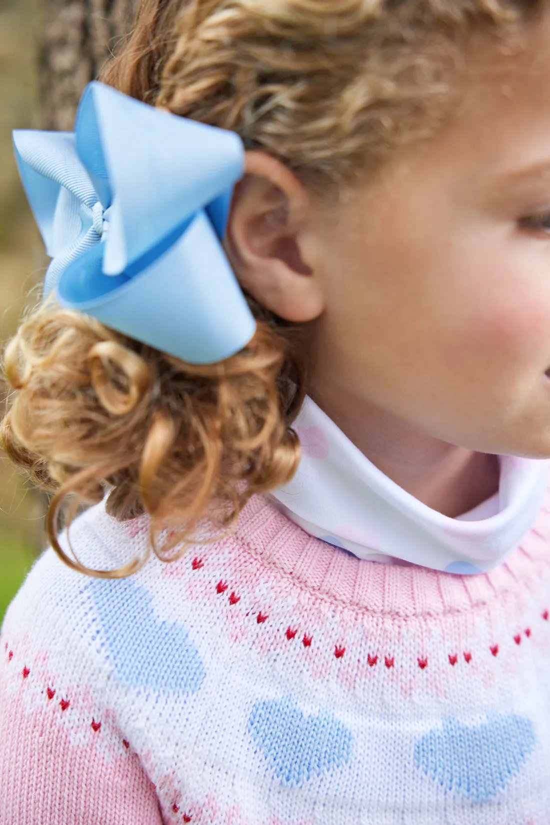 Little English Printed Turtleneck, Hearts