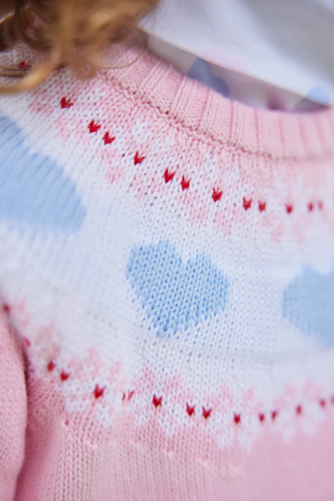 Little English Printed Turtleneck, Hearts