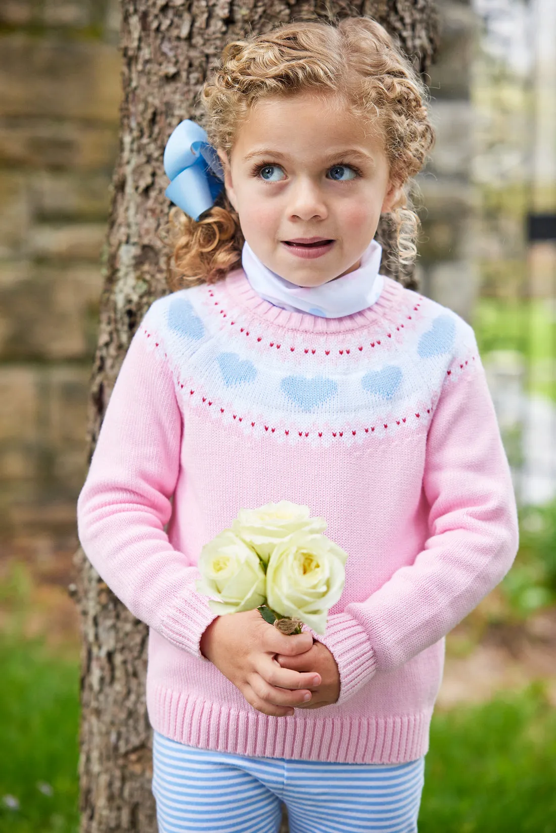 Little English Printed Turtleneck, Hearts