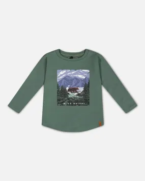 Long Sleeve Jersey Tshirt - Dark Forest