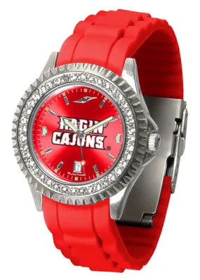 Louisiana Ragin' Cajuns Sparkle Ladies Watch