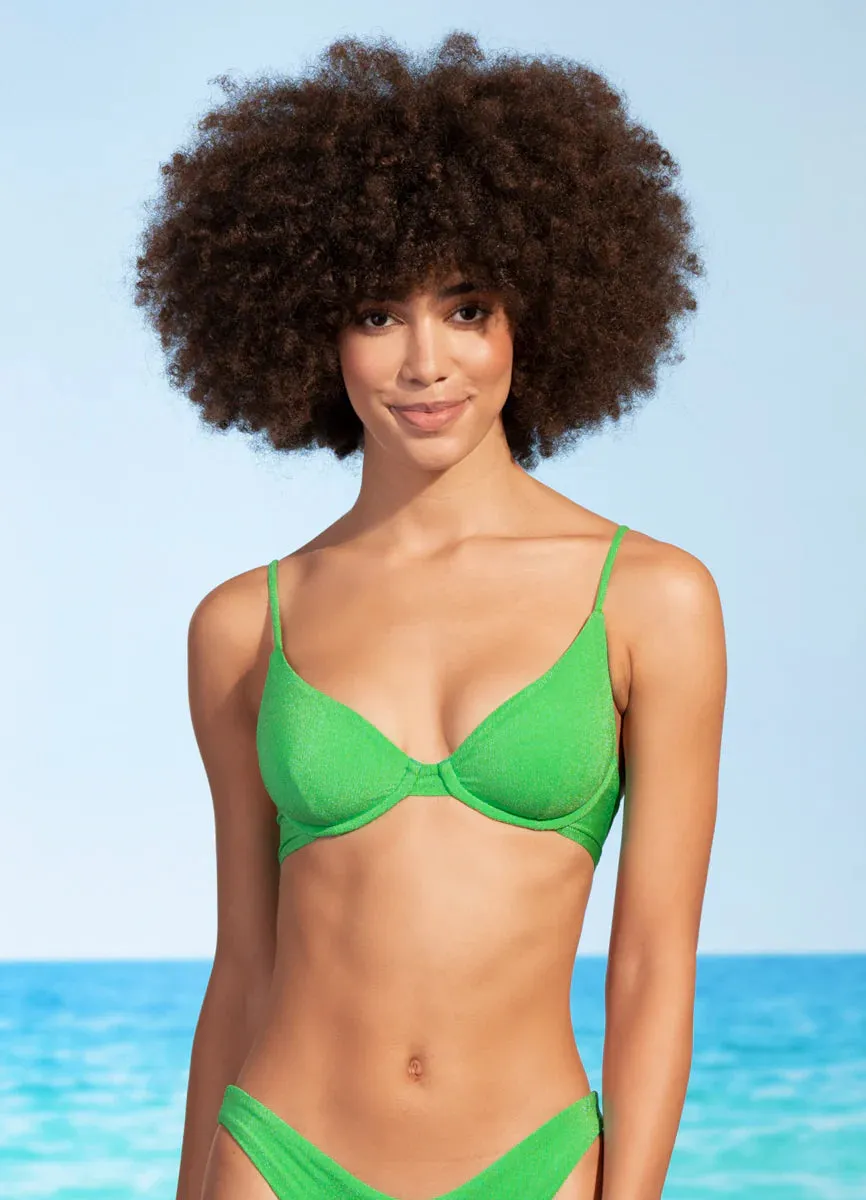 Maaji Parakeet Green Dainty Underwire Bikini Top