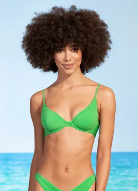Maaji Parakeet Green Dainty Underwire Bikini Top