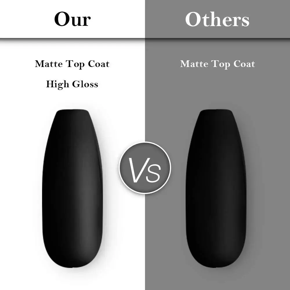 Makartt Matte Top Coat and Base Coat Clear Gel Nail Polish High Gloss Top Gel 3 in 1 Gel Coat Set No Wipe Gel Top Coat Gel Base Coat Matte Shine Finish Gel Top Long Lasting Soak Off Nail Gel 10ml 3pcs