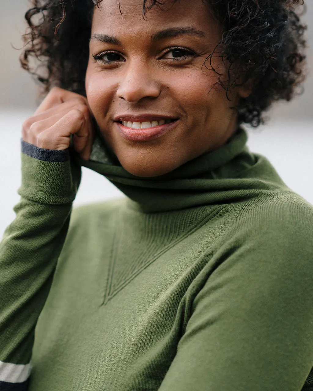 Marin Merino Cowl Neck Top