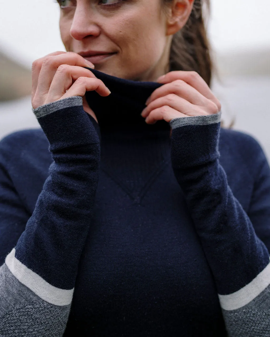 Marin Merino Cowl Neck Top