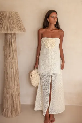Maya Flower Lace Maxi