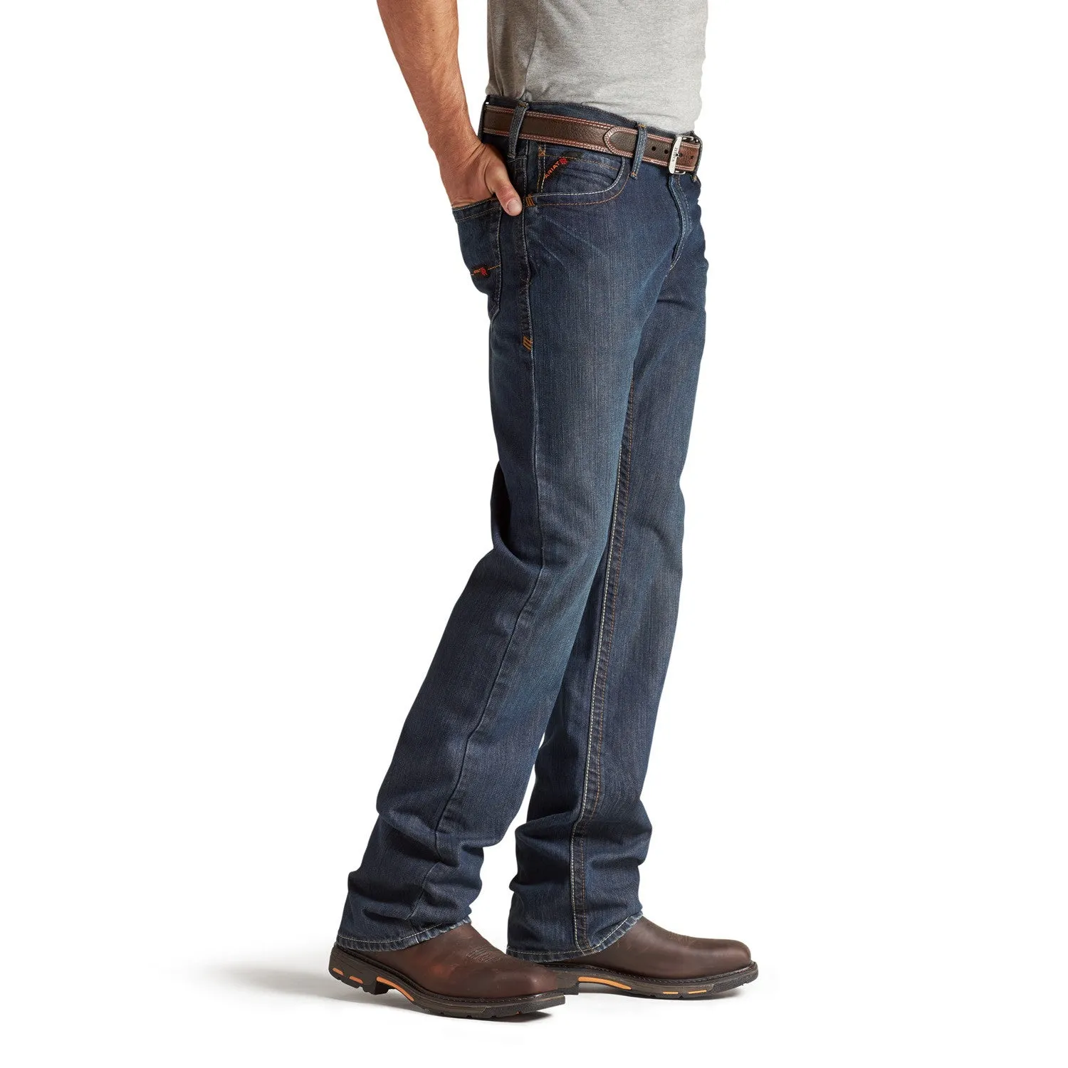 Men's Ariat M4 Low Rise Boot Cut Fire Resistant Jean #10012555
