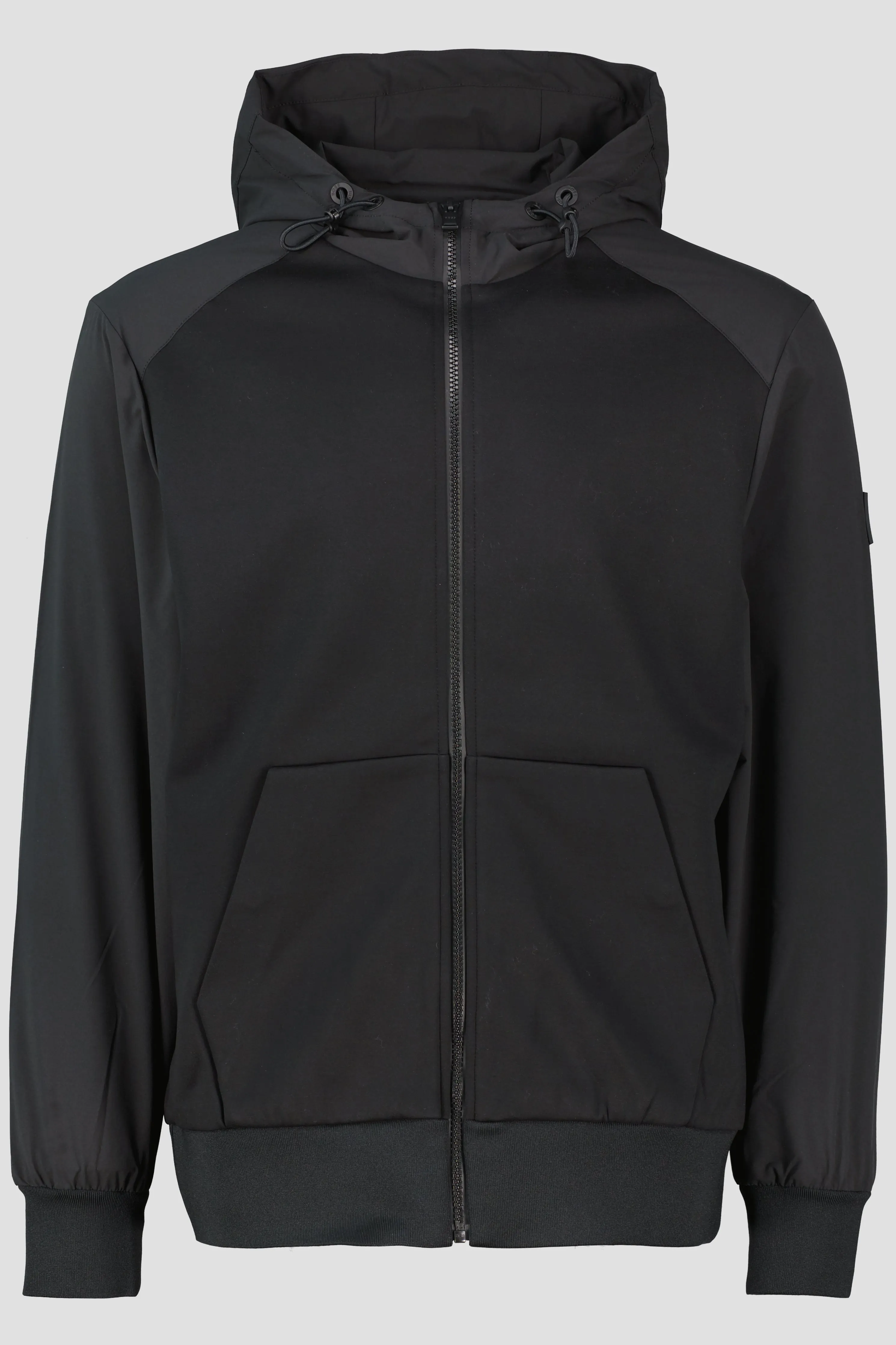 Men's BOSS Black P-Steele 134 Black Hooded Sweatshirt