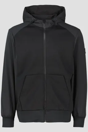 Men's BOSS Black P-Steele 134 Black Hooded Sweatshirt