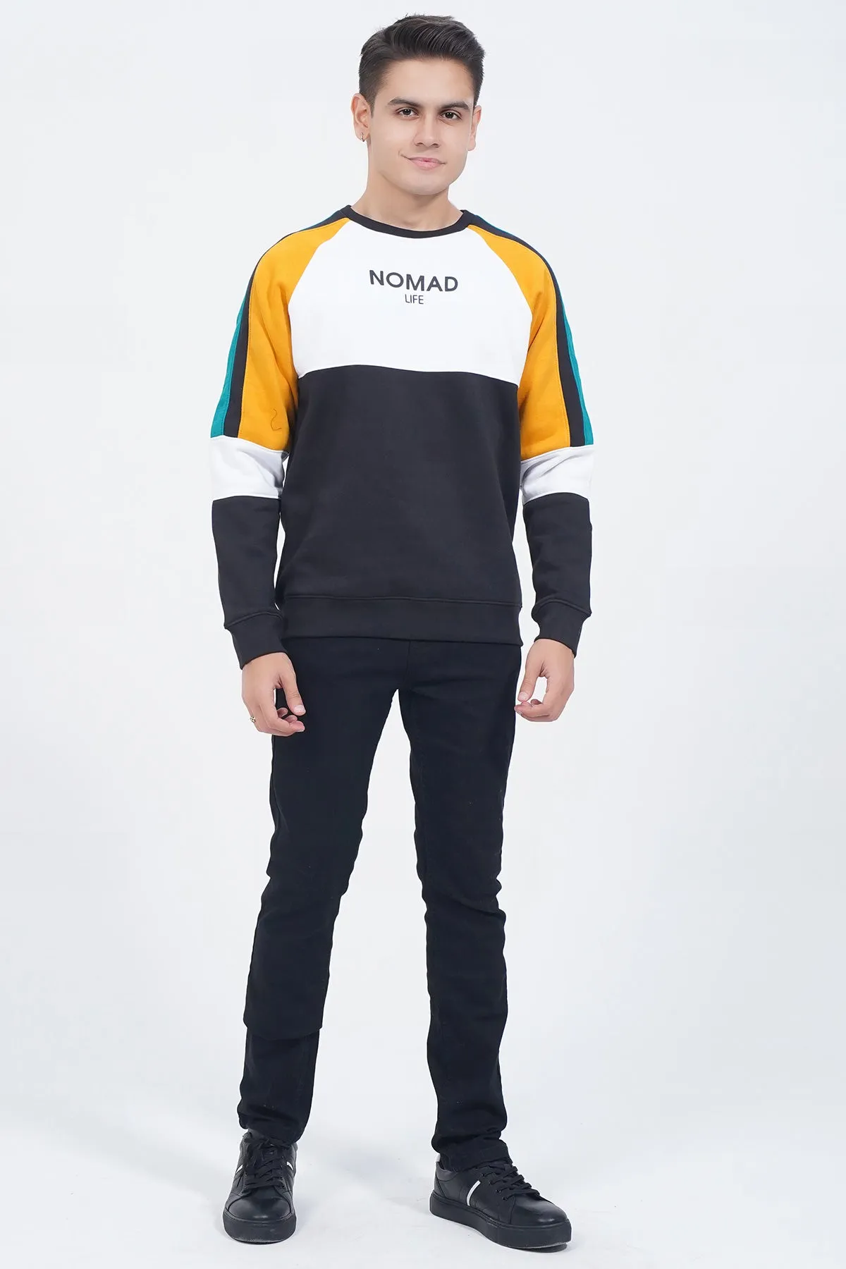 Mens "CORNET" Crew Neck Long Sleeves Sweatshirt