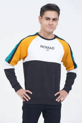 Mens "CORNET" Crew Neck Long Sleeves Sweatshirt