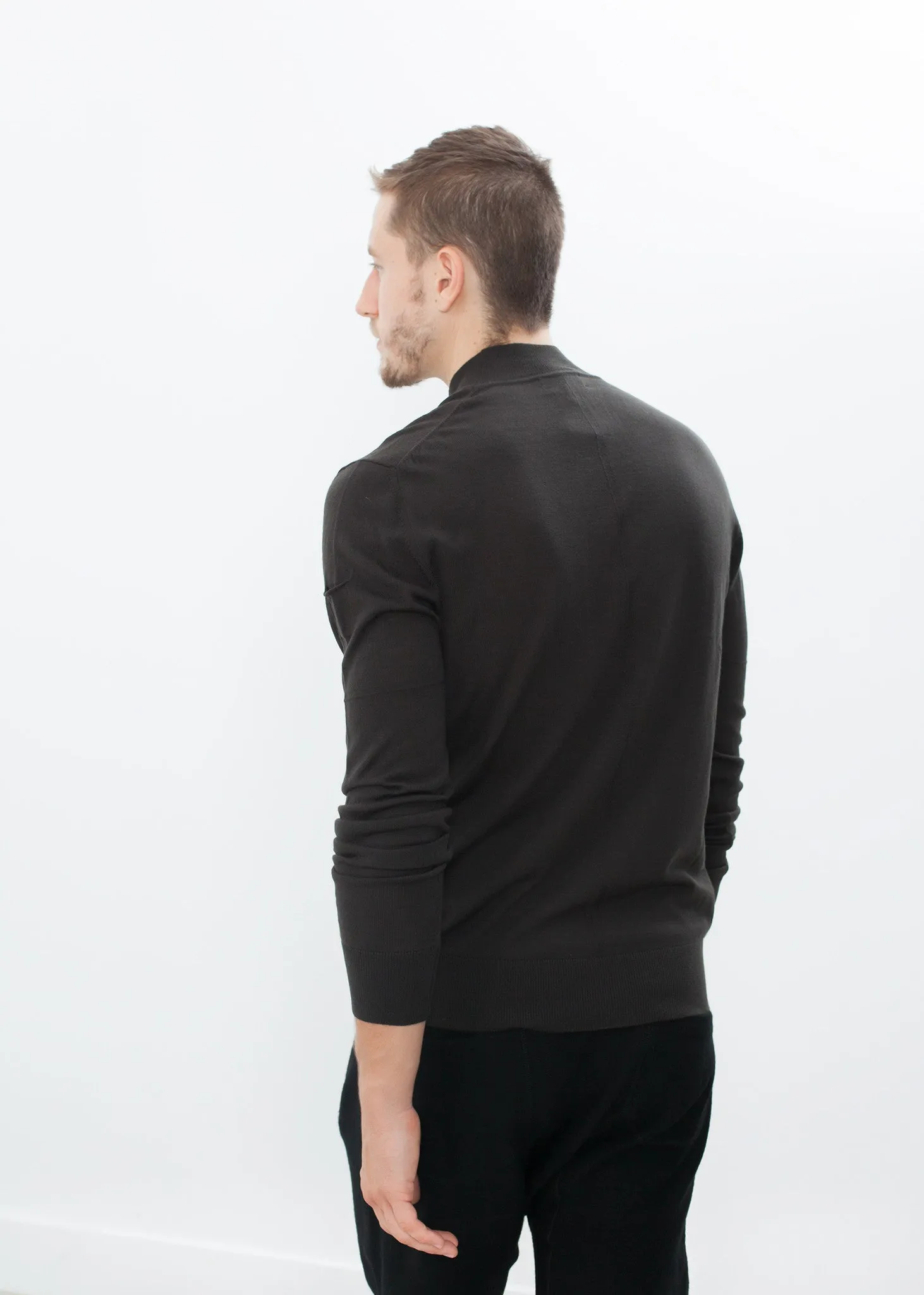 Merino Knit Turtleneck in Cavern - More Choice