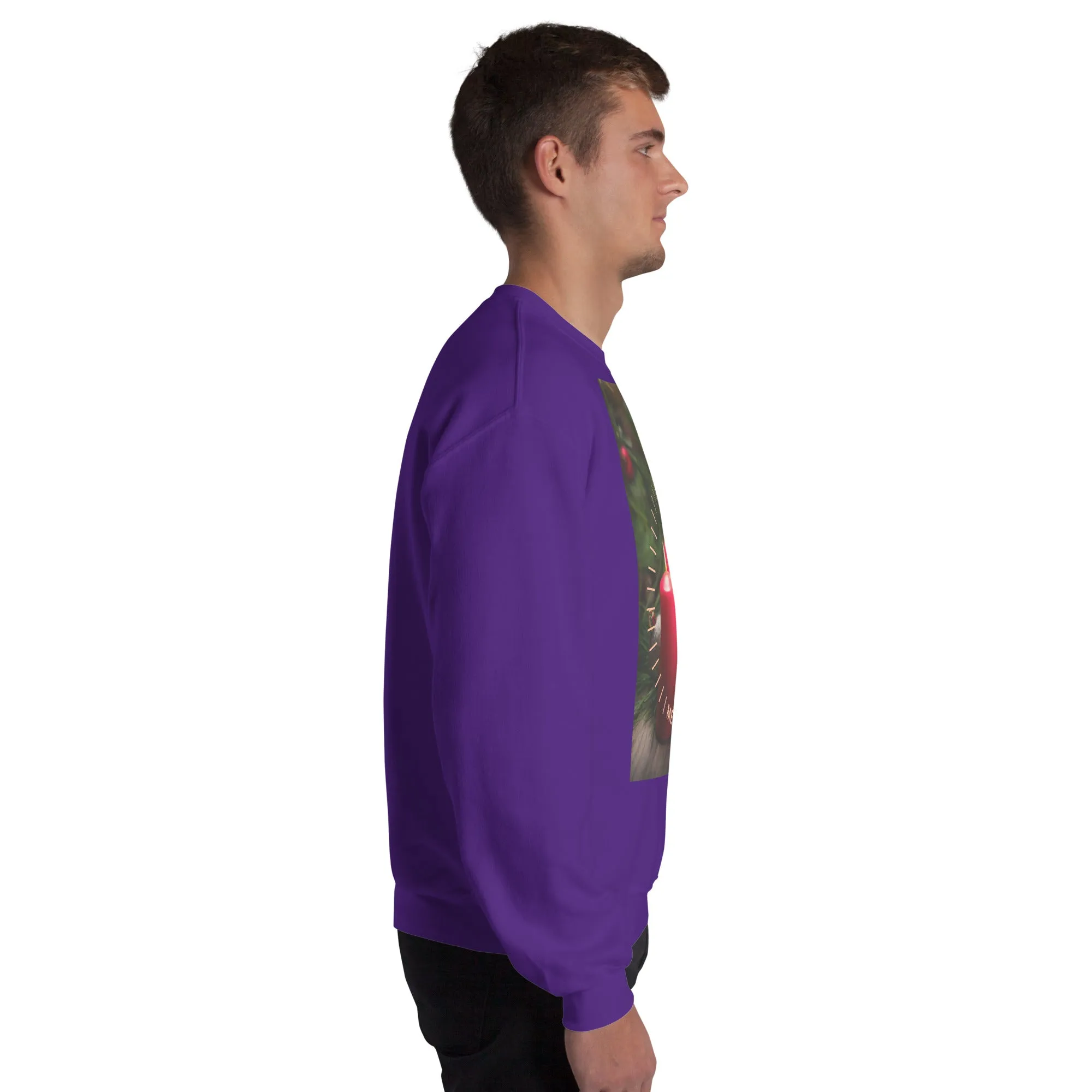 Merry And Bright Christmas Sweatshirt (Glamourange Christmas Sweatshirt Men)