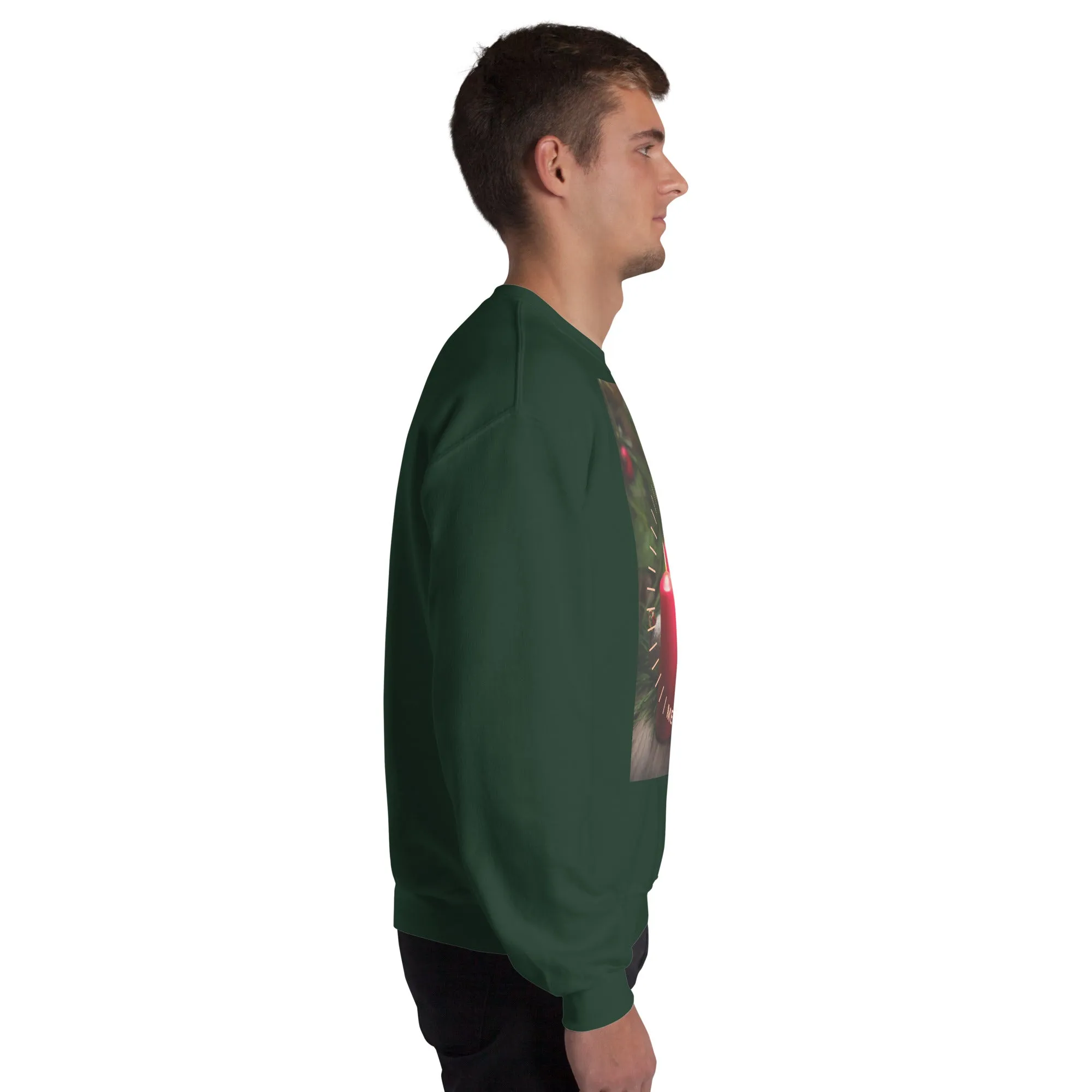 Merry And Bright Christmas Sweatshirt (Glamourange Christmas Sweatshirt Men)