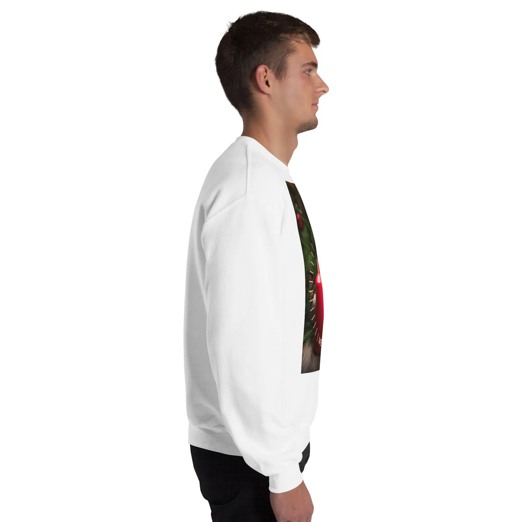 Merry And Bright Christmas Sweatshirt (Glamourange Christmas Sweatshirt Men)
