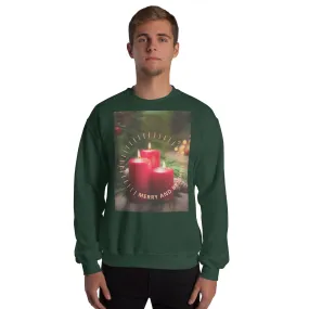 Merry And Bright Christmas Sweatshirt (Glamourange Christmas Sweatshirt Men)