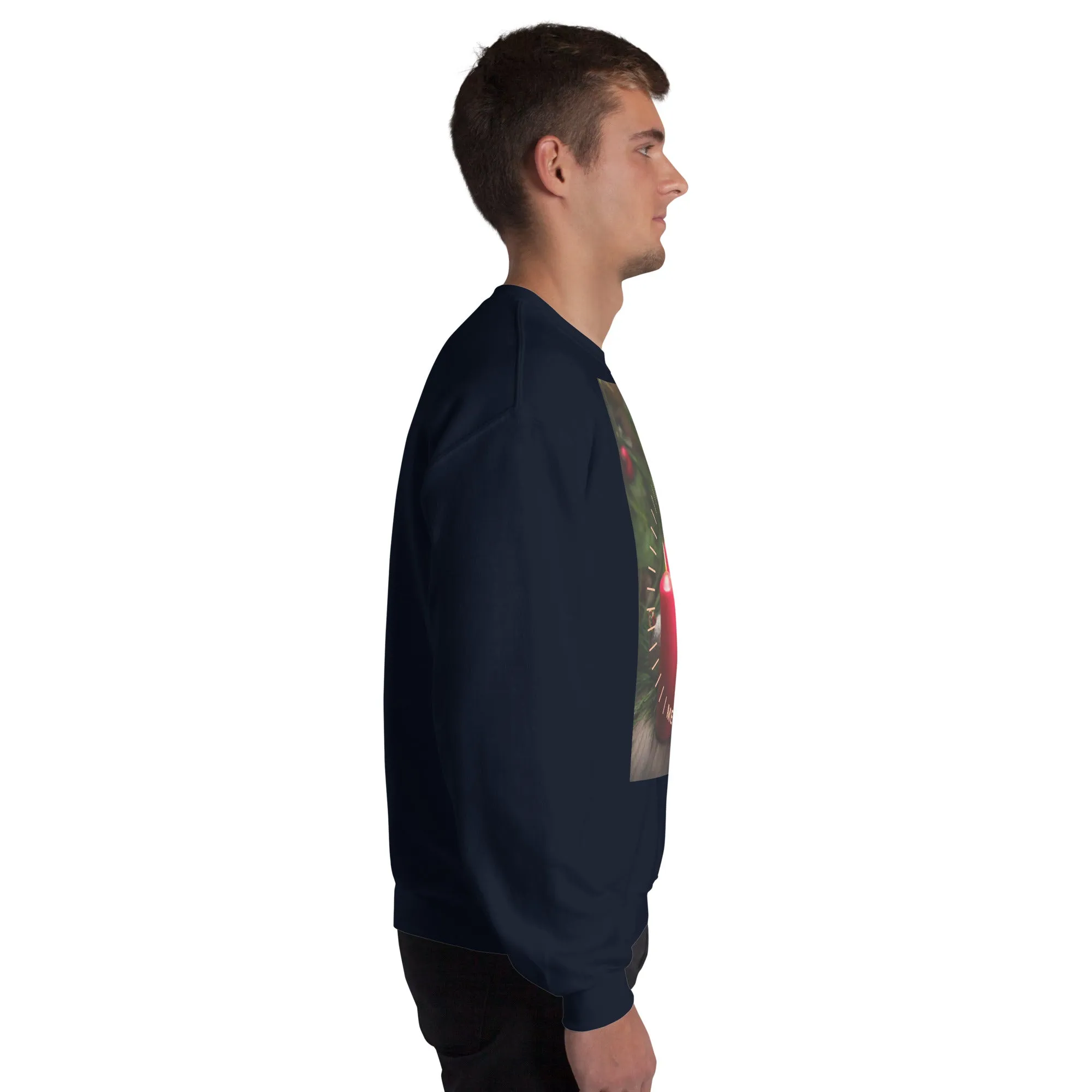 Merry And Bright Christmas Sweatshirt (Glamourange Christmas Sweatshirt Men)