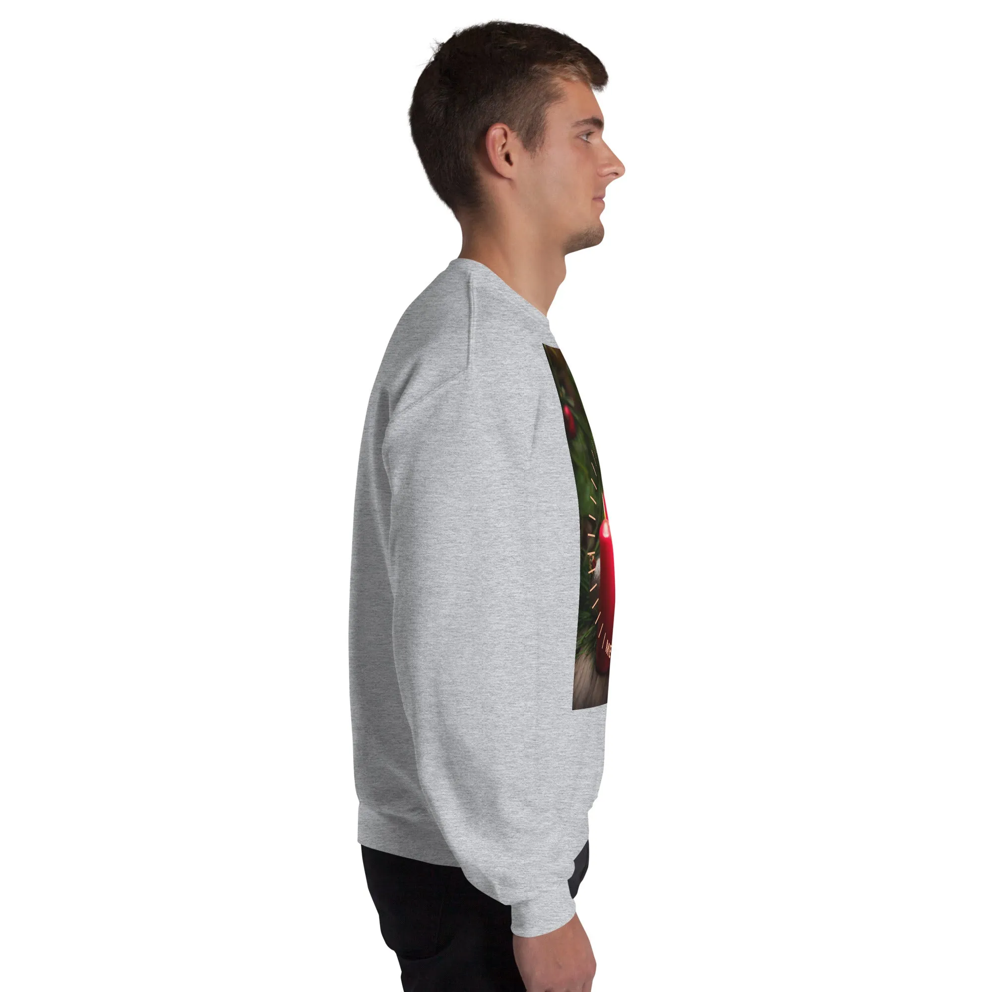 Merry And Bright Christmas Sweatshirt (Glamourange Christmas Sweatshirt Men)