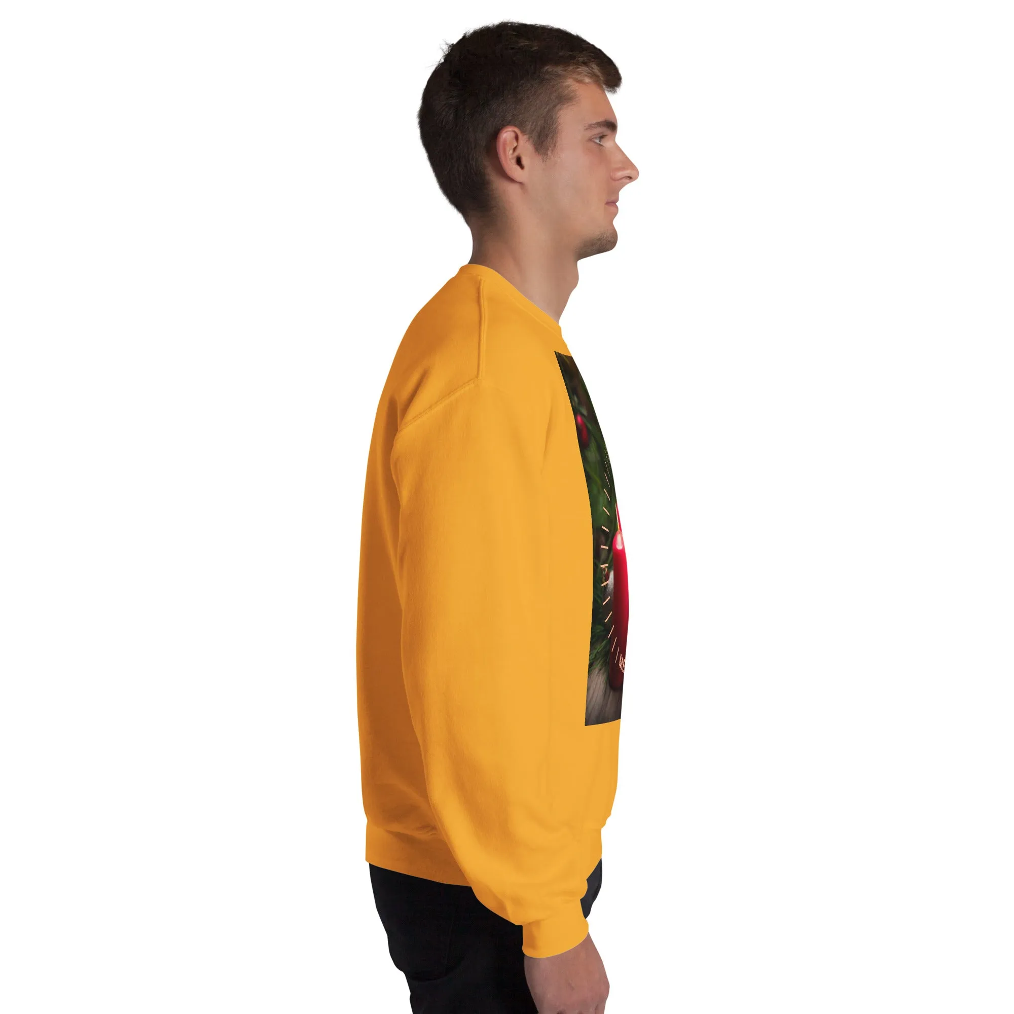 Merry And Bright Christmas Sweatshirt (Glamourange Christmas Sweatshirt Men)