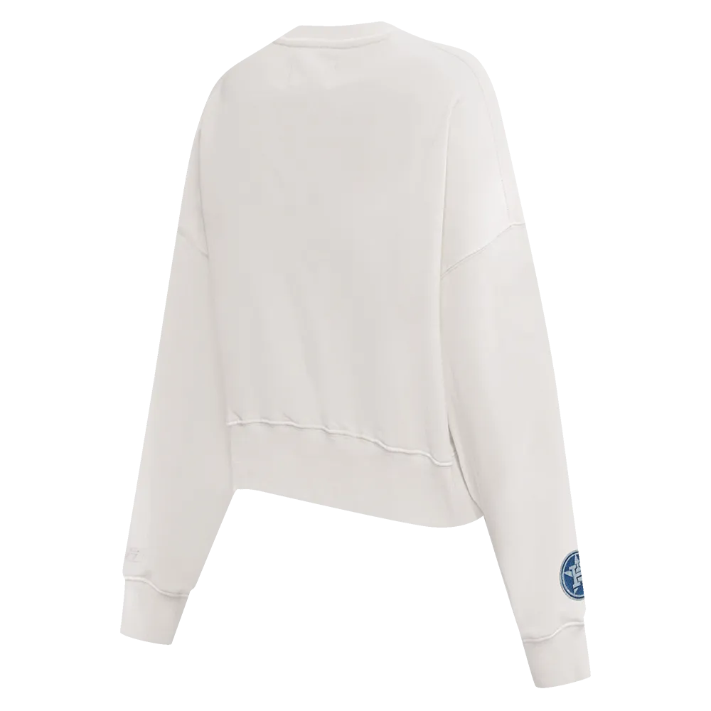 MLB HOUSTON ASTROS VARSITY BLUES WOMEN'S CREWNECK (LINEN)