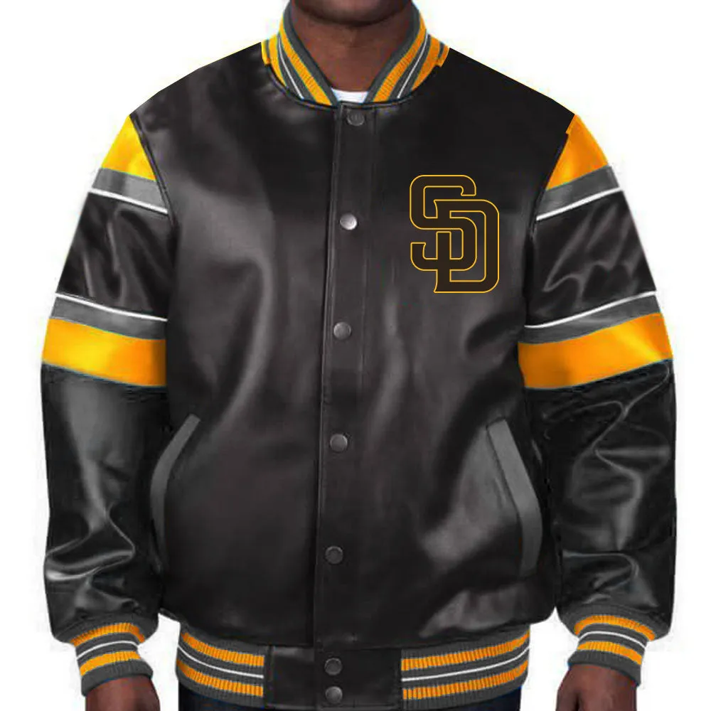 MLB San Diego Padres Leather Jacket
