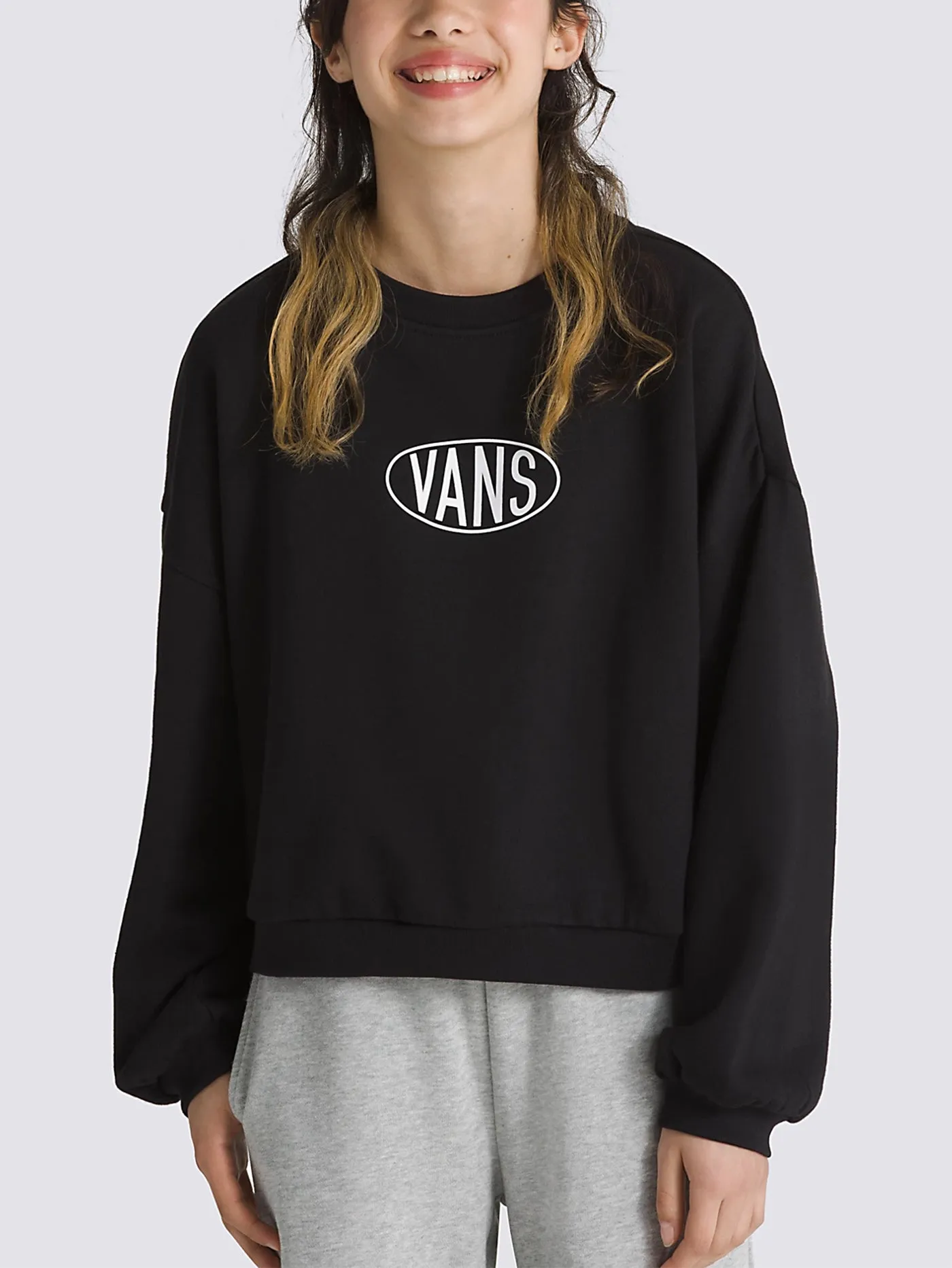 Name Drop Crewneck Sweatshirt (Girls 7-14)