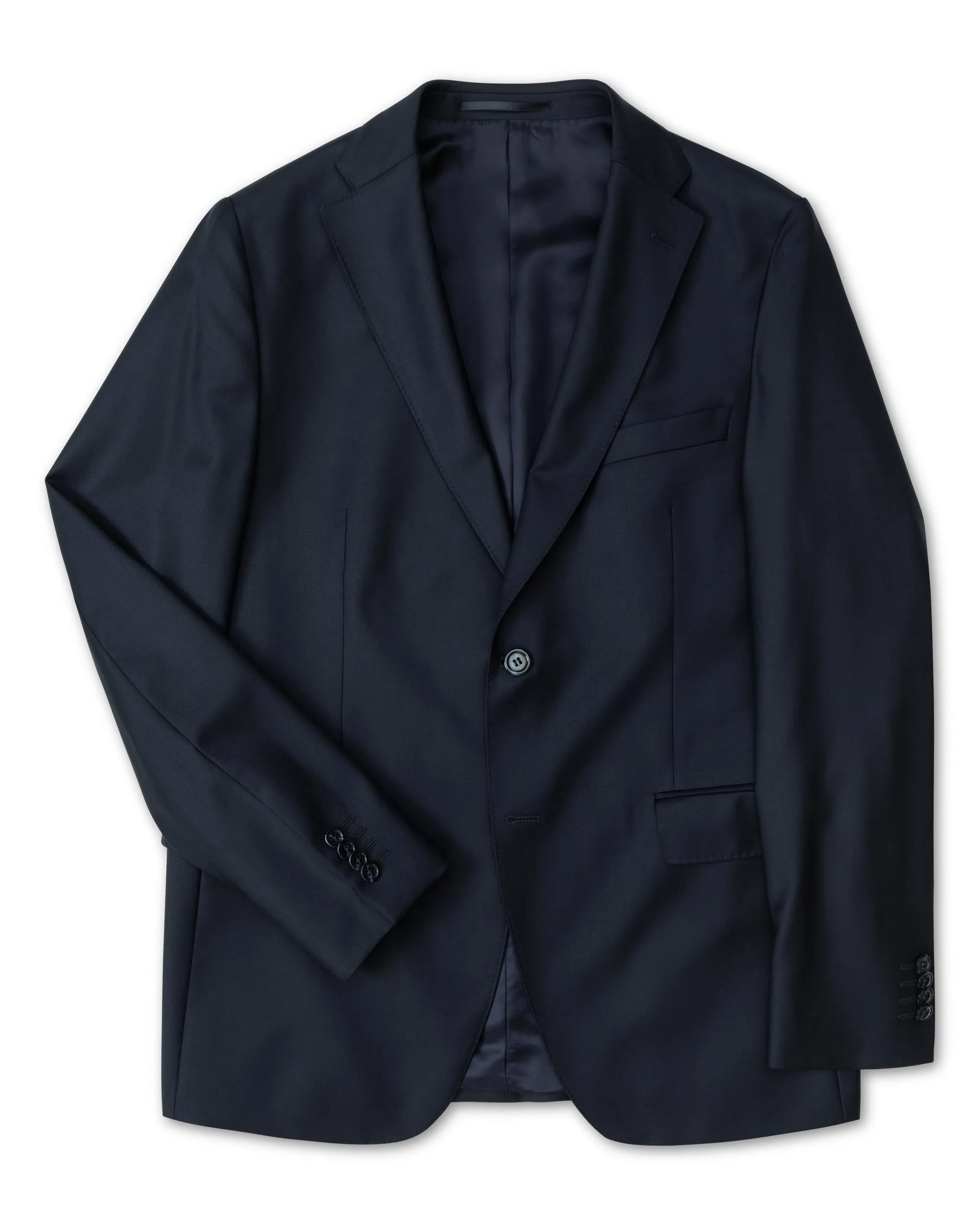 Navy Blue Vitale Barberis Wool Suit Jacket