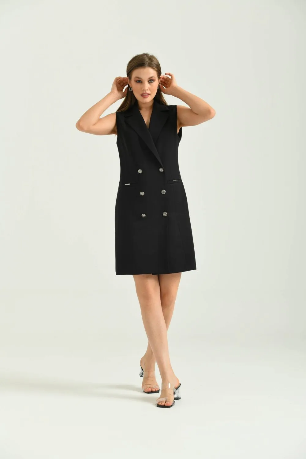 NDL Women Vest Dress Black - Apaseo el Alto