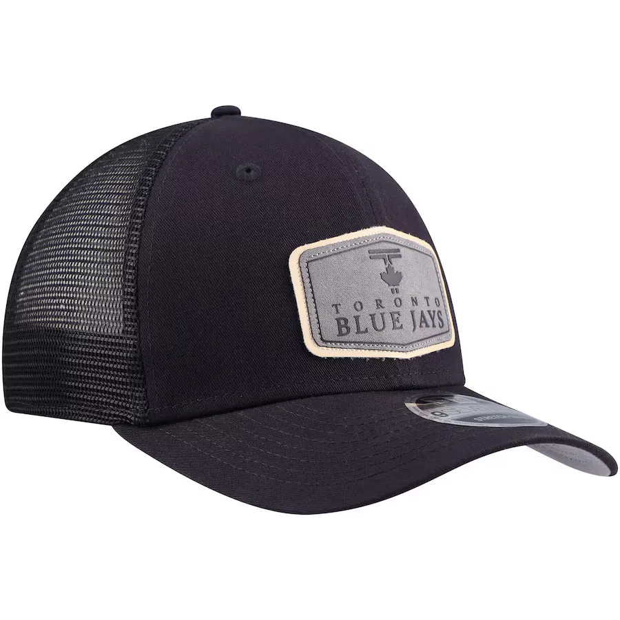 New Era Men's MLB Toronto Blue Jays 970 SS Labelled Cap Black