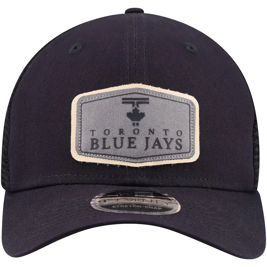 New Era Men's MLB Toronto Blue Jays 970 SS Labelled Cap Black