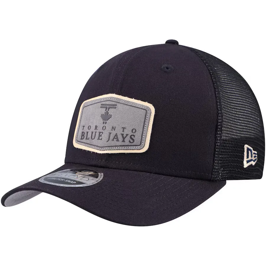 New Era Men's MLB Toronto Blue Jays 970 SS Labelled Cap Black