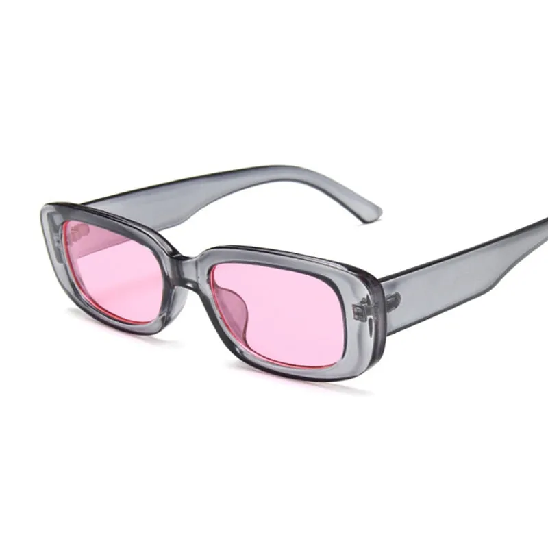New Fashion Square Sunglasses Women Brand Designer Vintage Rectangle Sun Glasses