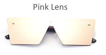 New Rimless Sunglasses Fashion Italy Brand Catwalk