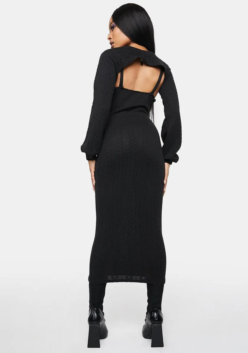 Night Time To Pretend Midi Dress Set
