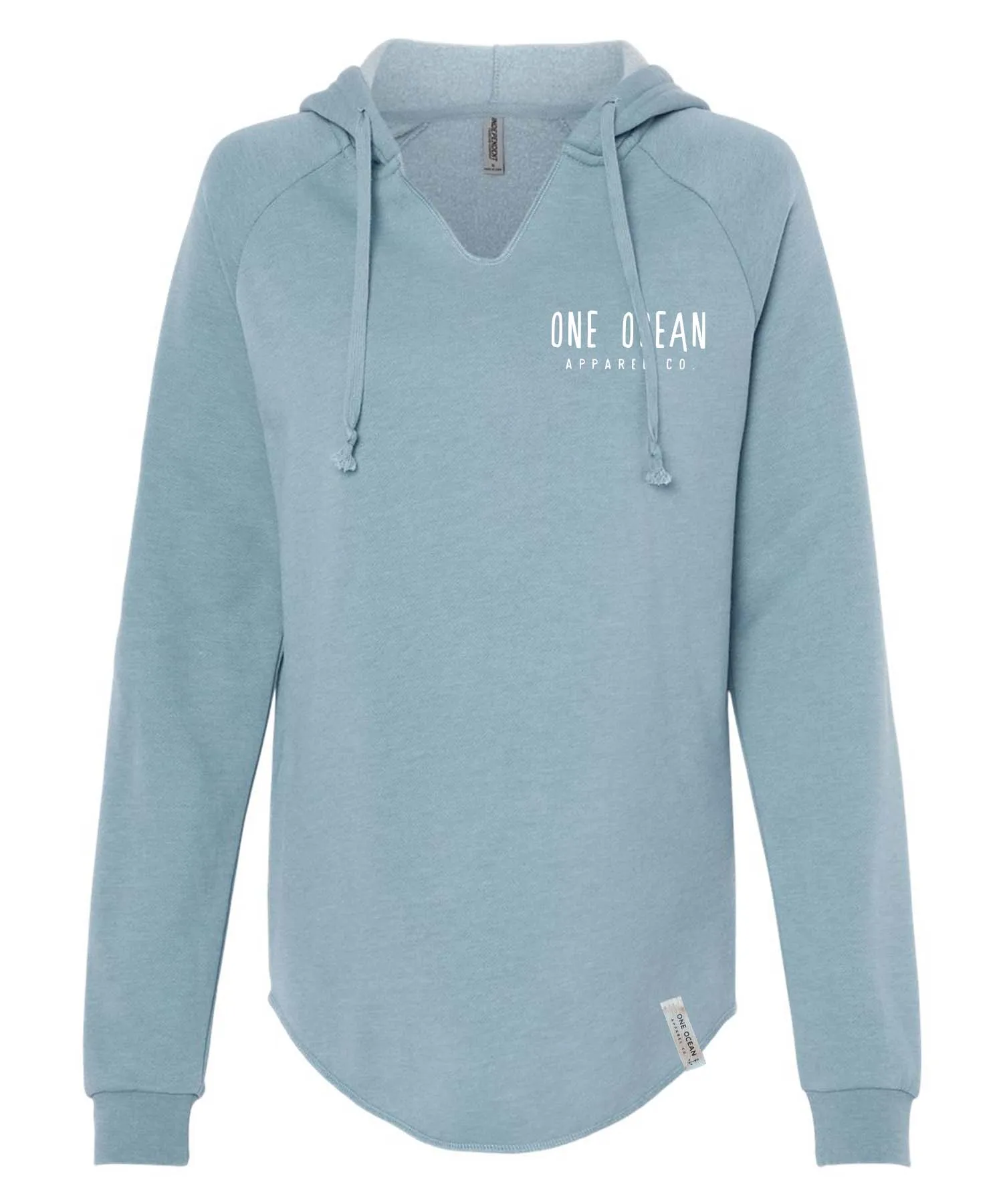 Ocean Waves V-Neck Hoodie