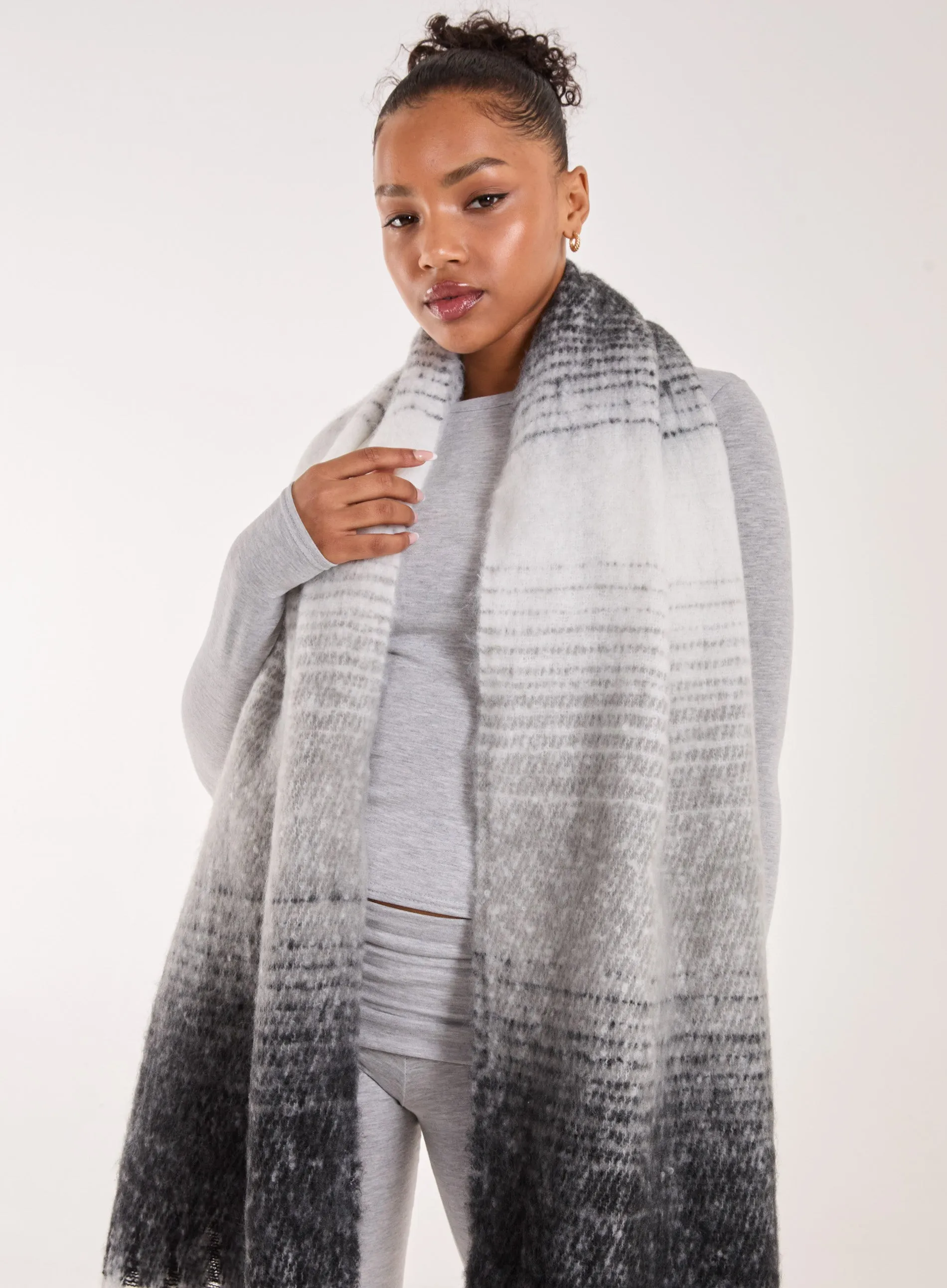 Ombré Brushed Scarf 