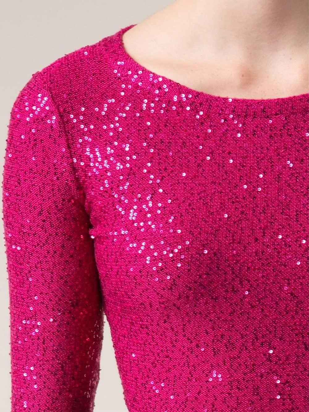 Pailette Knit Top