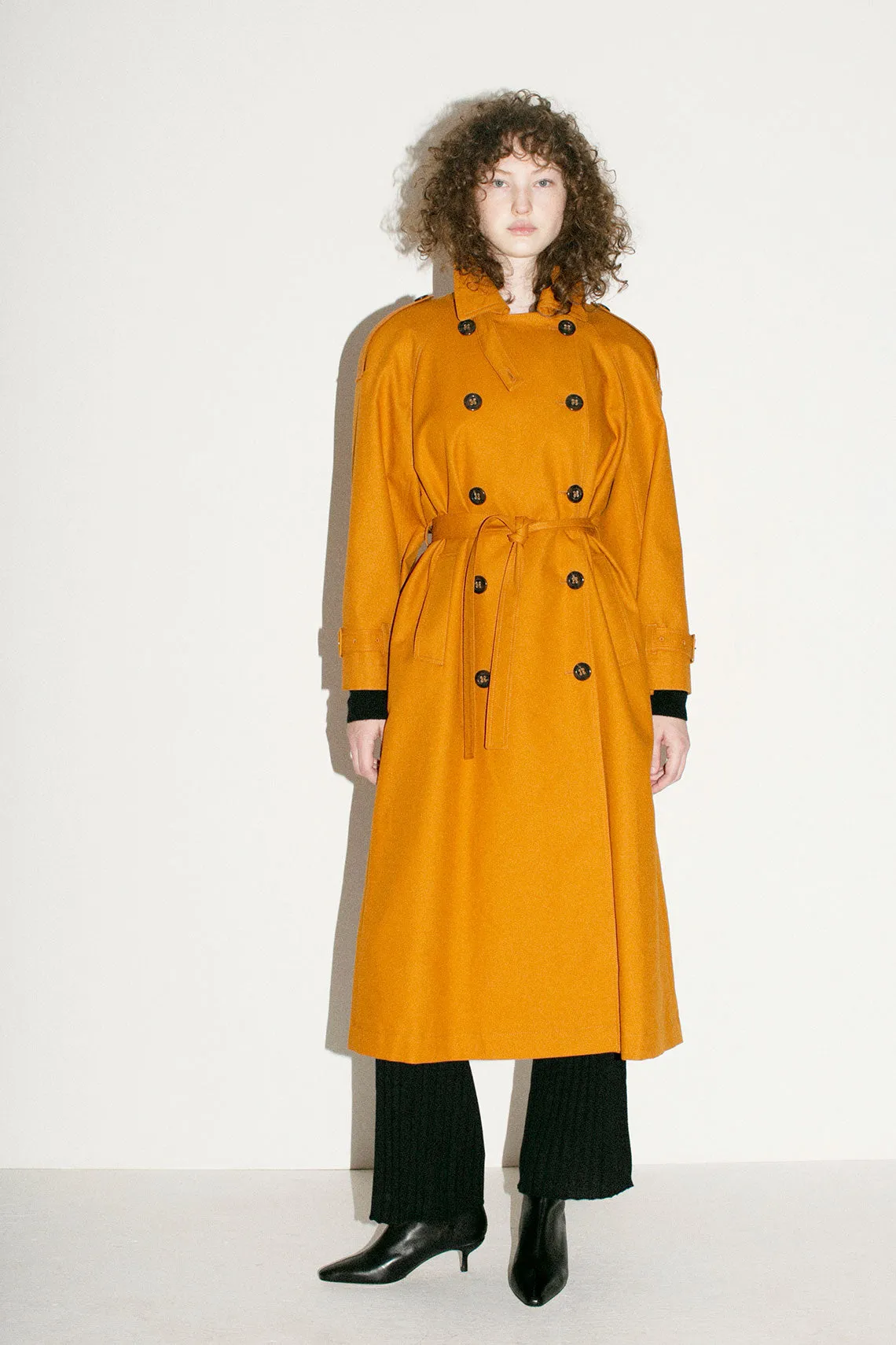 Pecan Lois Trench Coat