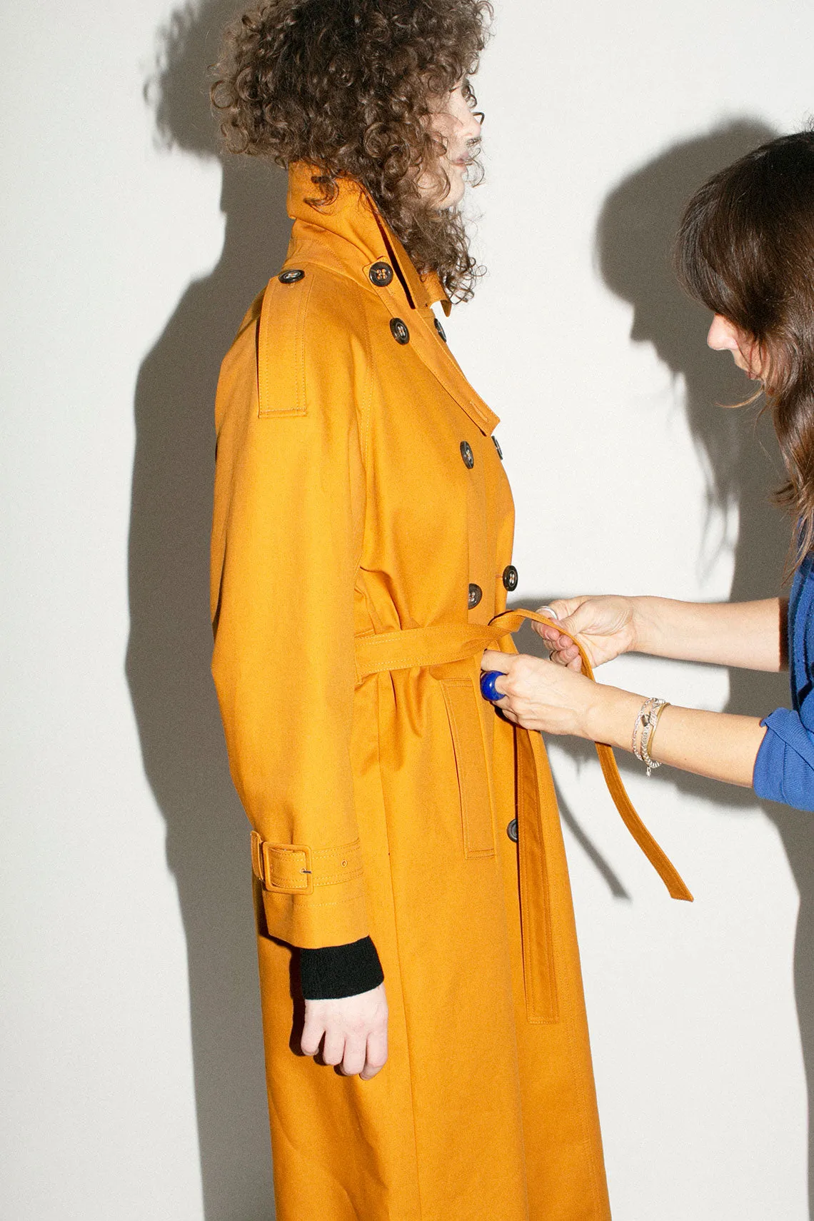 Pecan Lois Trench Coat
