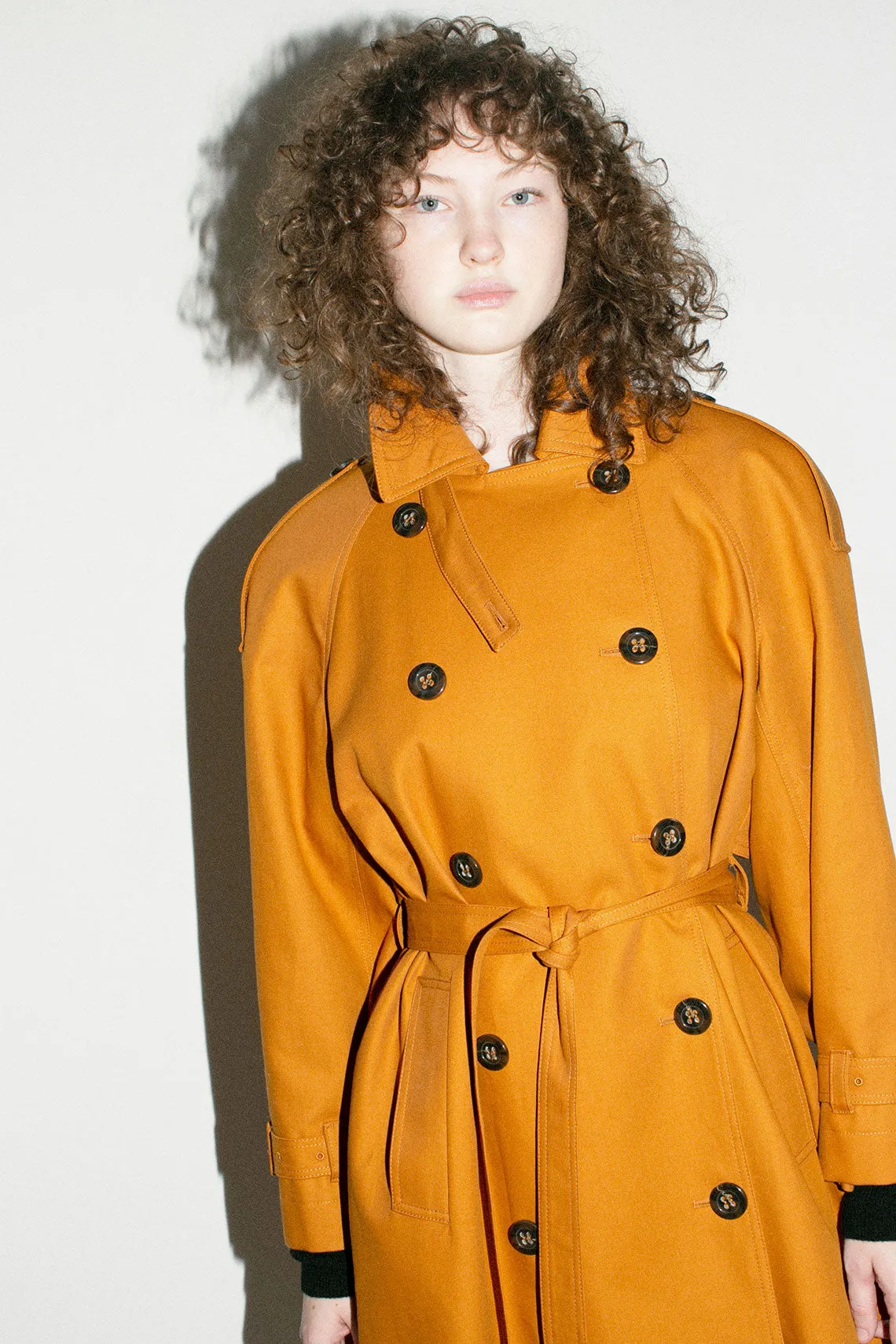 Pecan Lois Trench Coat