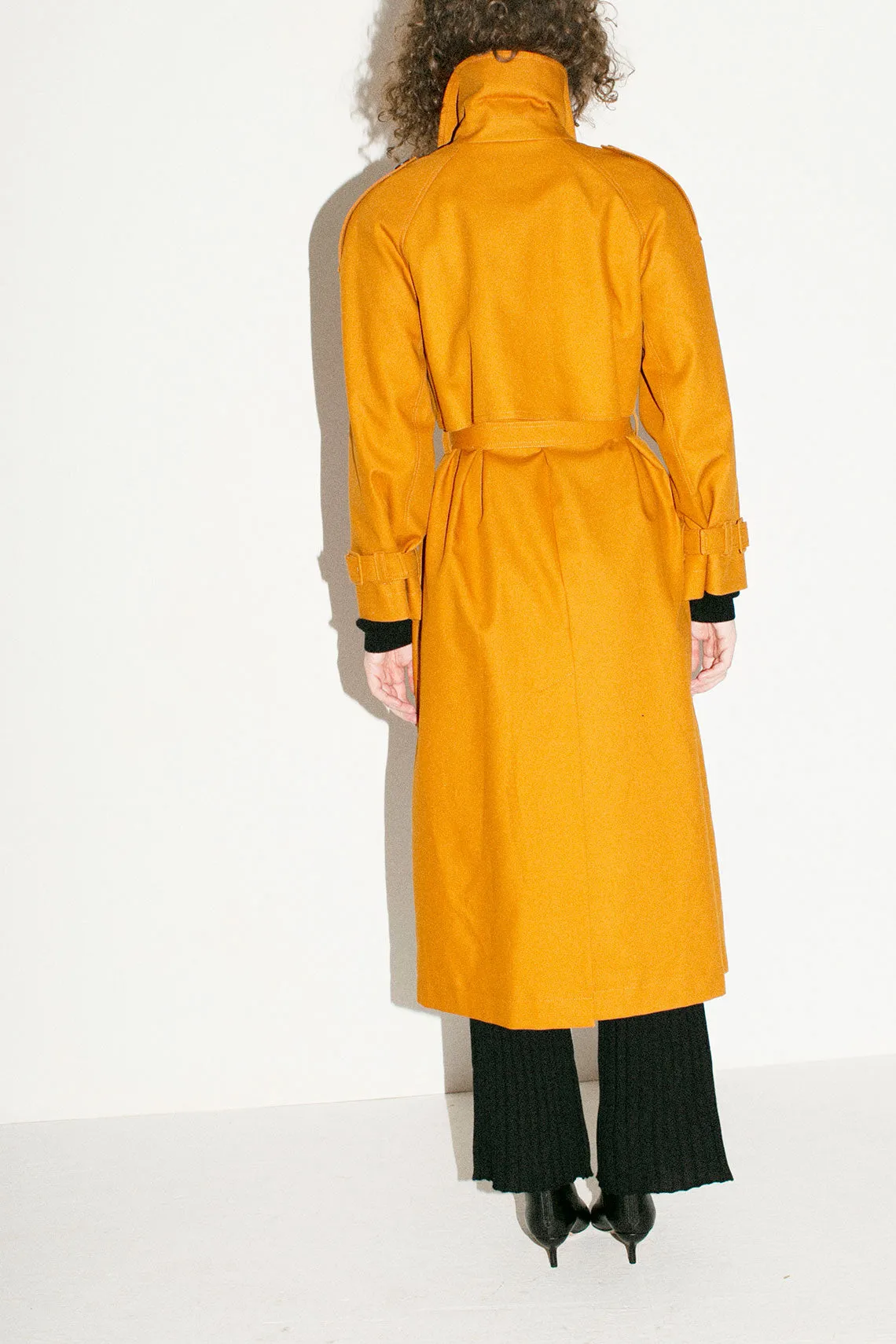 Pecan Lois Trench Coat