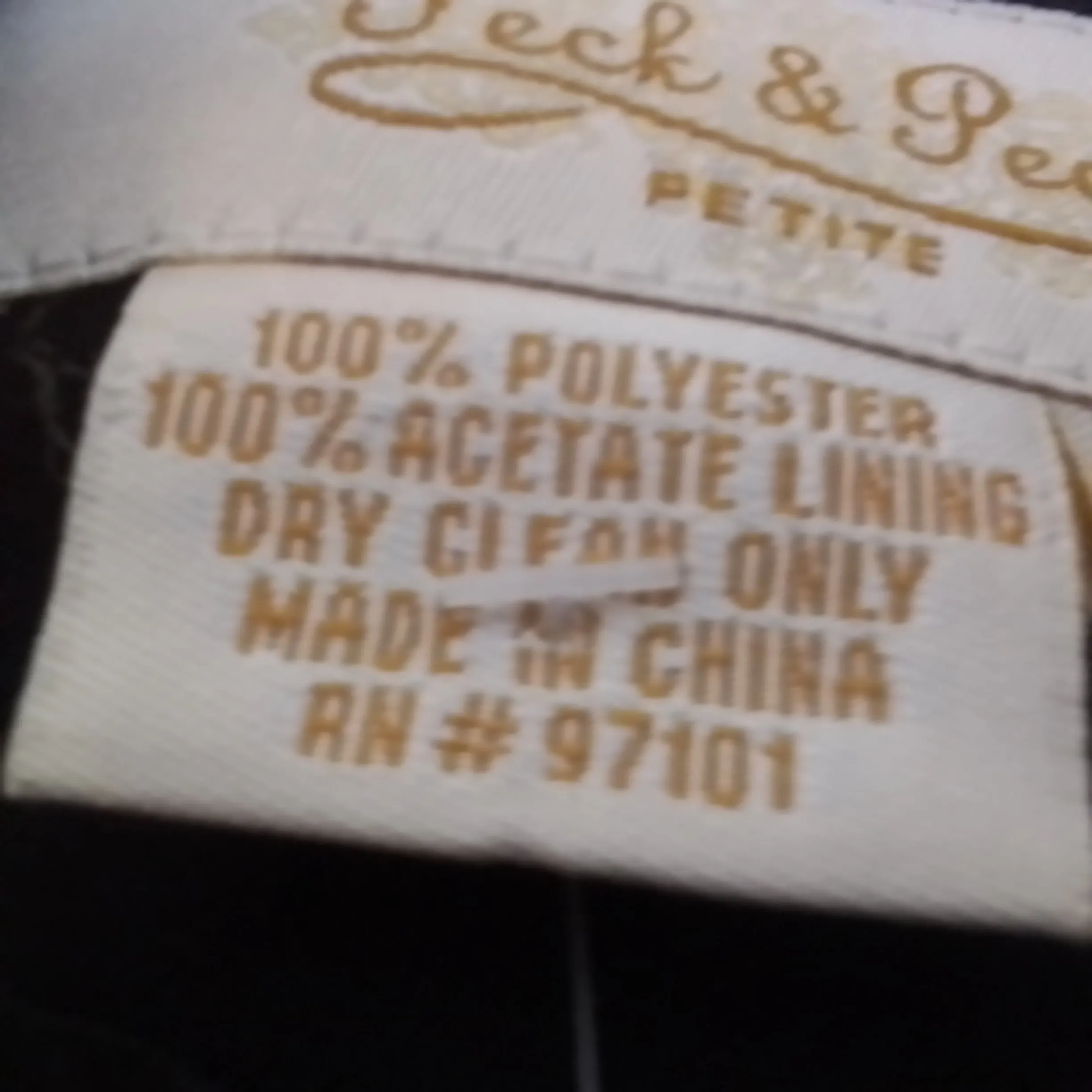 Peck & Peck Men's Black Blazer