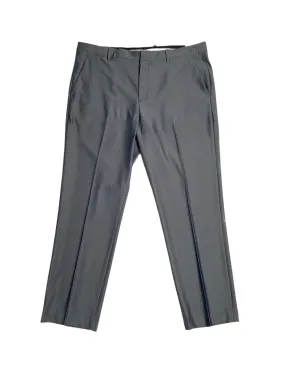 Perry Ellis Portfolio Men's Modern Fit Check Suit Dress Pants Med Grey 40 x 32