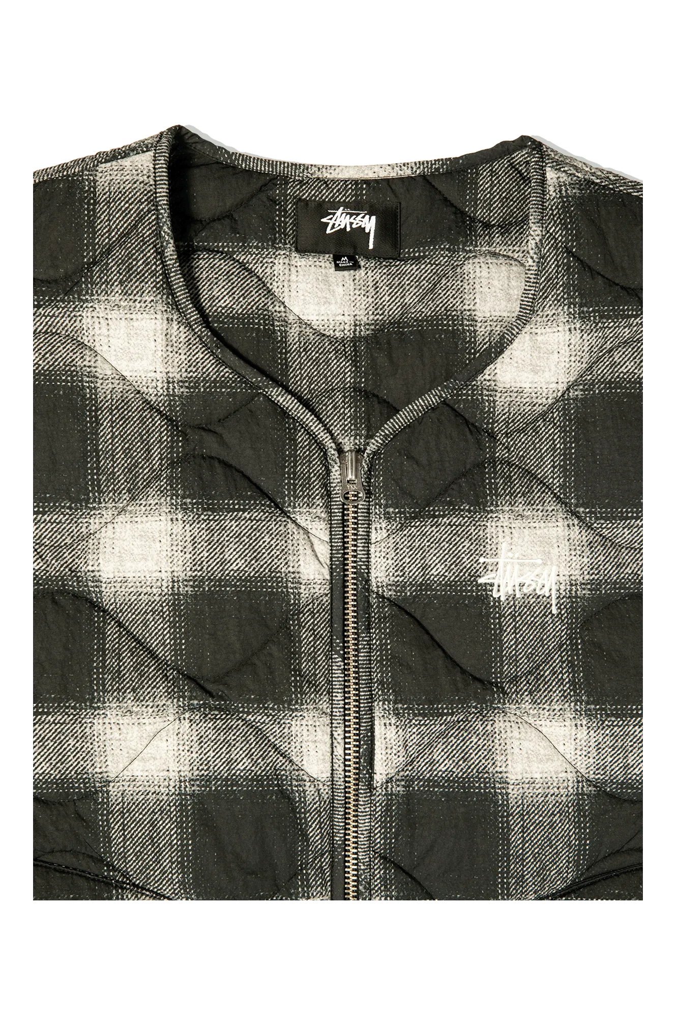 Plaid Nylon Liner Vest