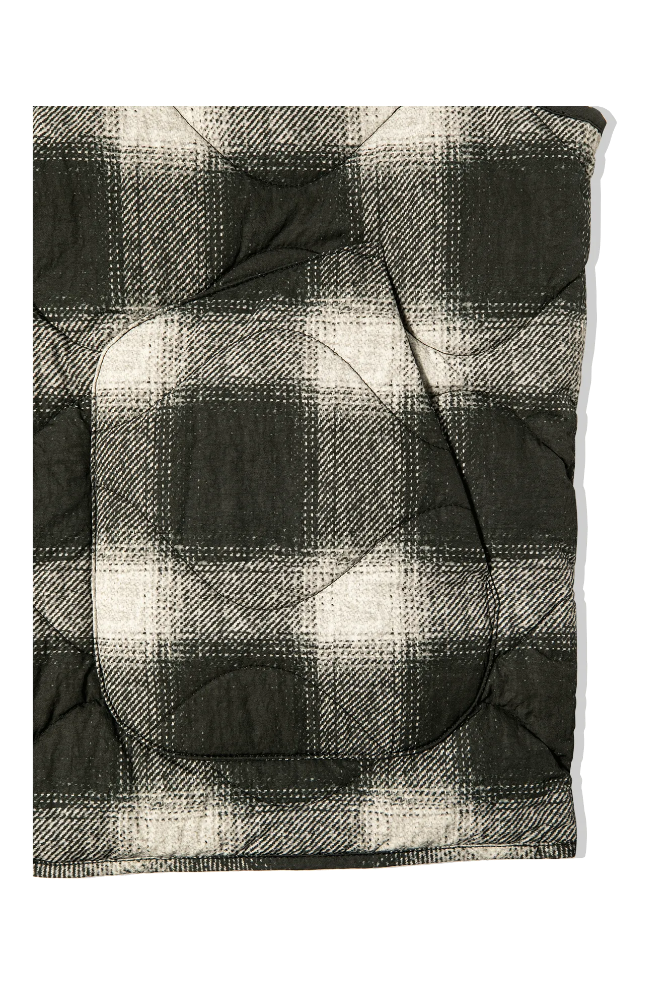 Plaid Nylon Liner Vest
