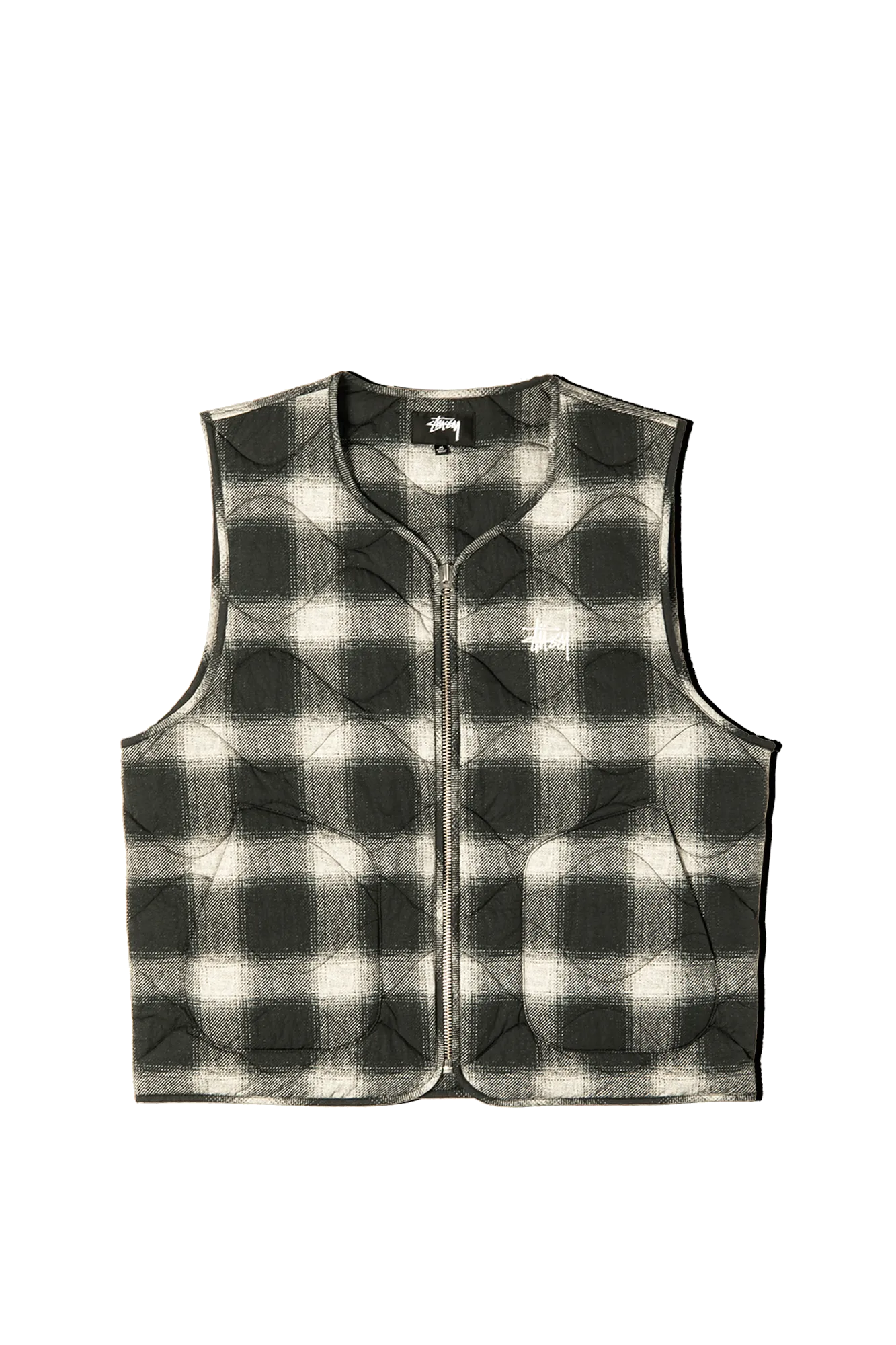 Plaid Nylon Liner Vest