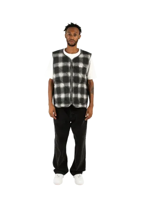Plaid Nylon Liner Vest