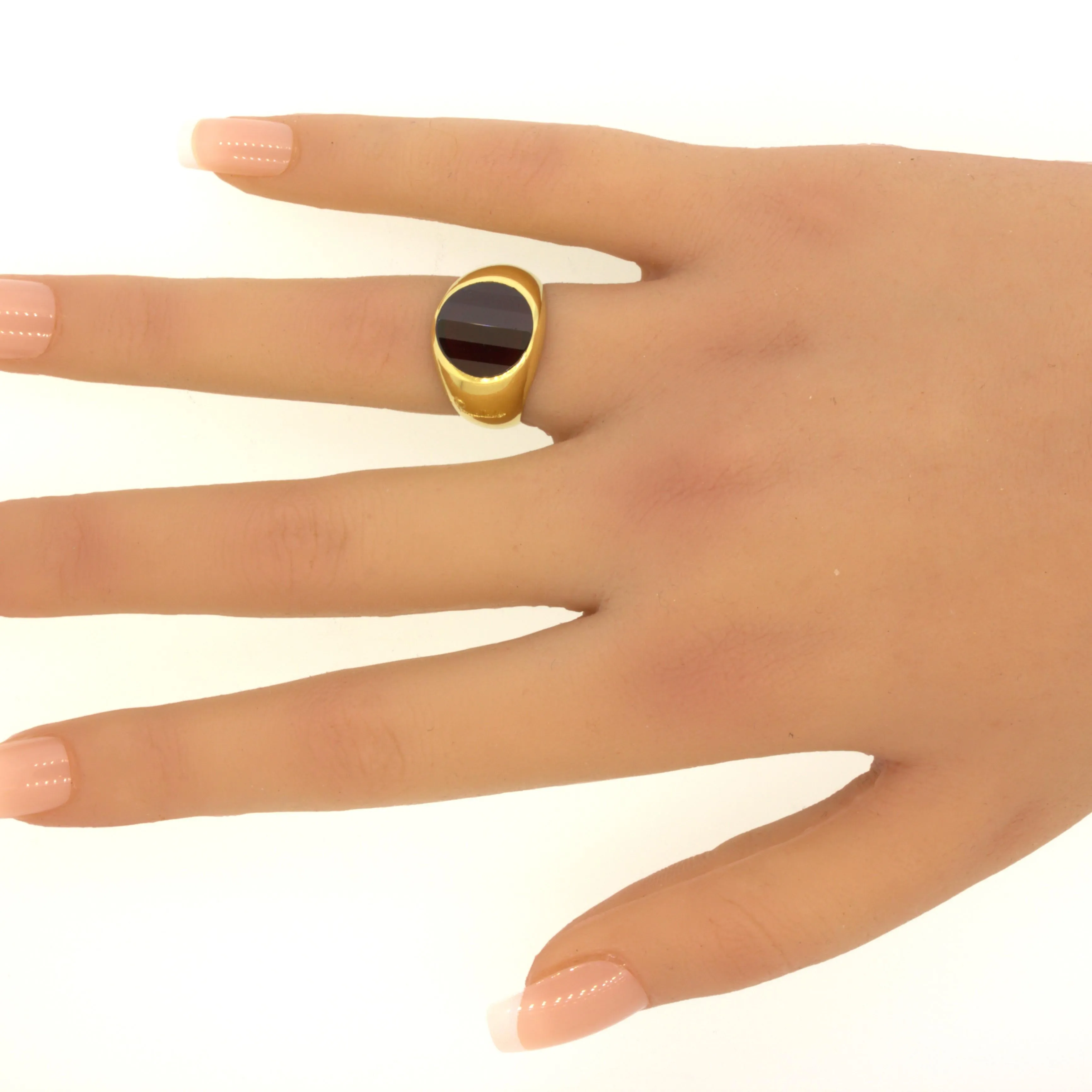 Pomellato Garnet 18k Yellow Gold Ring