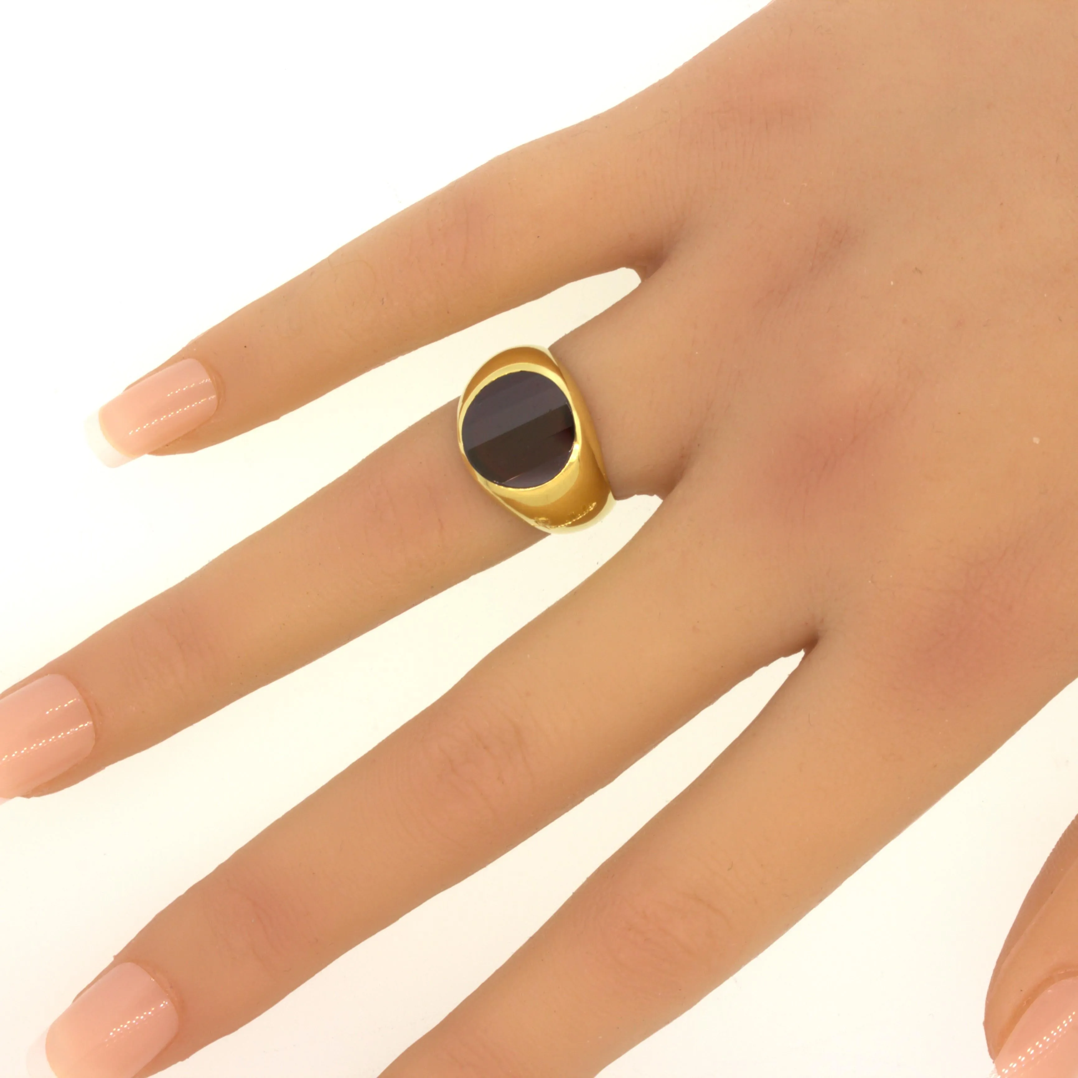 Pomellato Garnet 18k Yellow Gold Ring